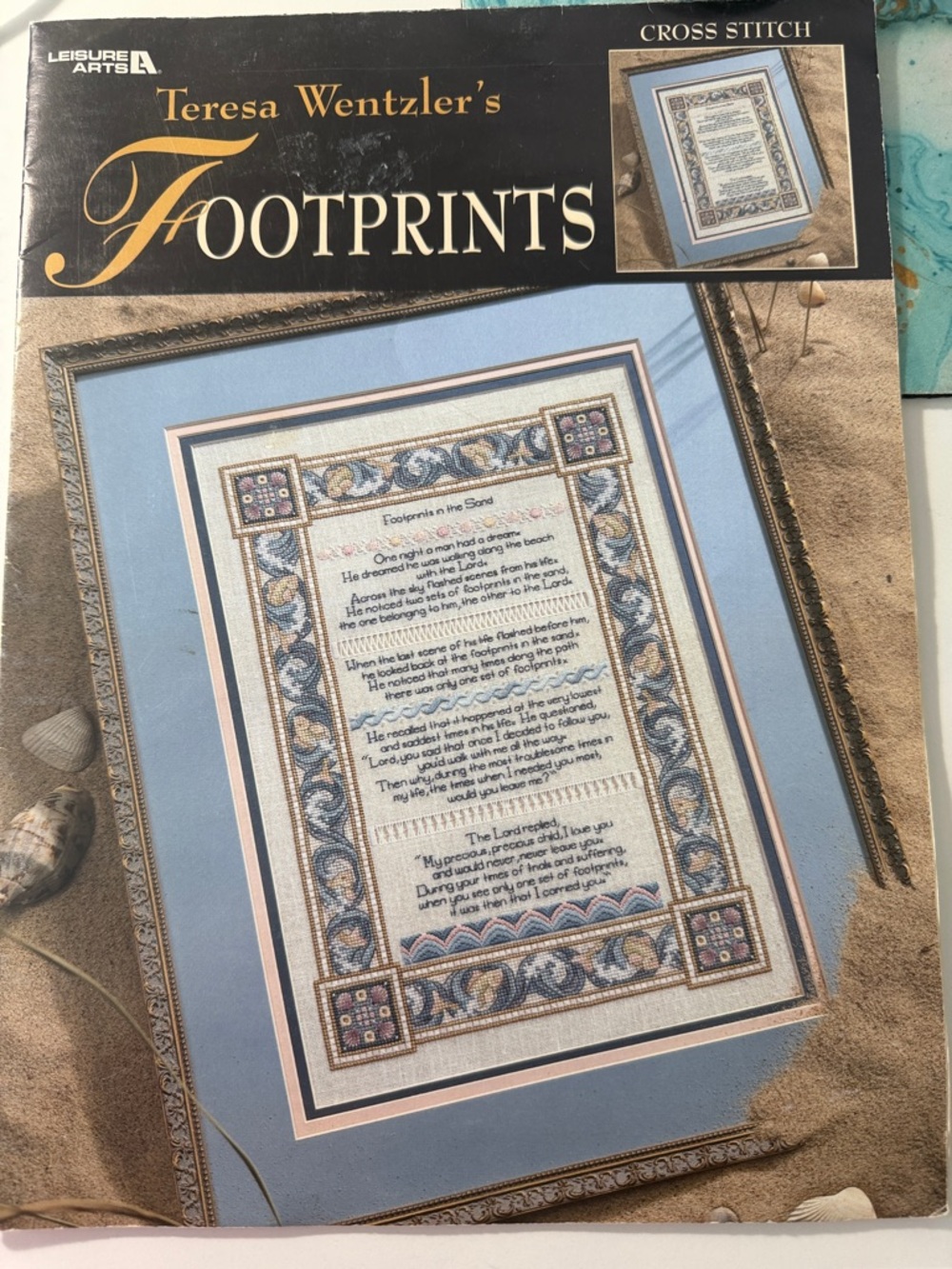 Footprints Cross Stitch Pattern - Tereza Wentzler